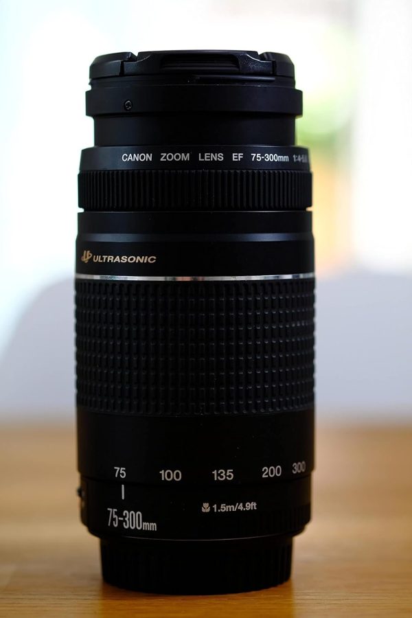 Canon EF 75-300 mm f/4-5.6 III Telephoto Zoom Lens for Canon SLR Cameras (Black)