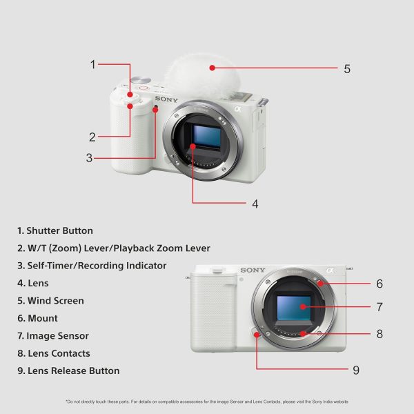 Sony Alpha ZV-E10L 24.2 Mega Pixel Interchangeable-Lens Mirrorless vlog Camera with 16-50 mm Lens, Made for Creators | APS-C Sensor | Advanced Autofocus | Clear Audio & 4K Movie Recording - White - Image 4